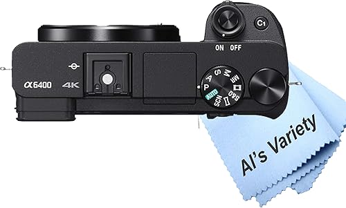 Miniatura 5 de Sony Intl. Sony Alpha a6400 - Cuerpo de cámara digital sin espejo (sin lente) + micrófono de disparo + LED Always on Light+ tarjeta de velocidad