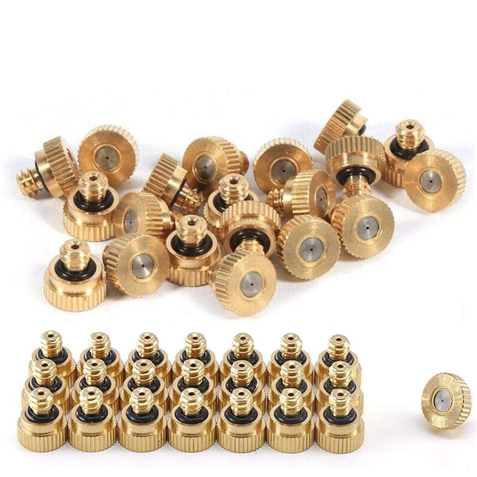 Buse de brumisation laiton durable 10/24 UNC pour aménagement paysager haut de gamme