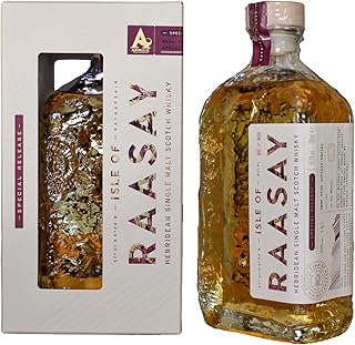 Isle of Raasay Single Malt Made with Arbikie barley Release 507 ABV 70 CL Smallbatch Island Scottish Whisky Unpeated Single Malt Scotch Whisky Barley Grown on Arbikie Highland Estate