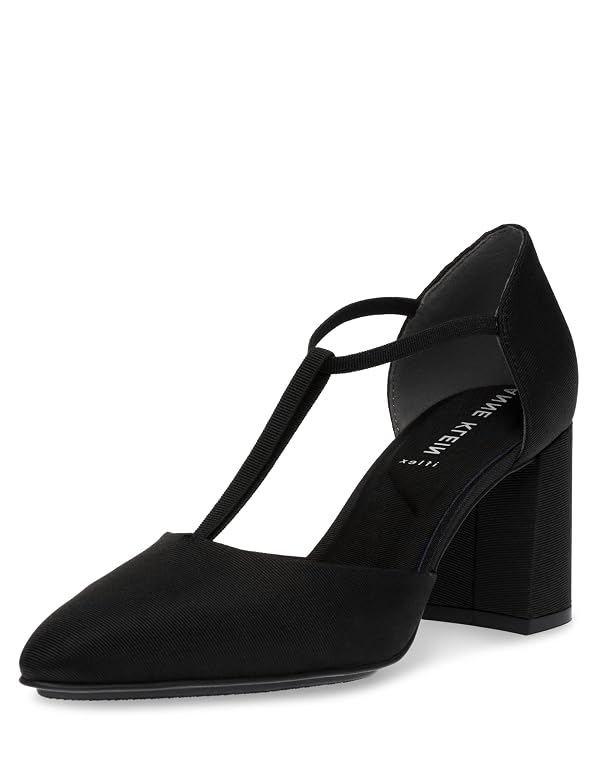 Anne Klein Baylie Black Fabric 9.5 M by Anne Klein - Used condition - US$14.36