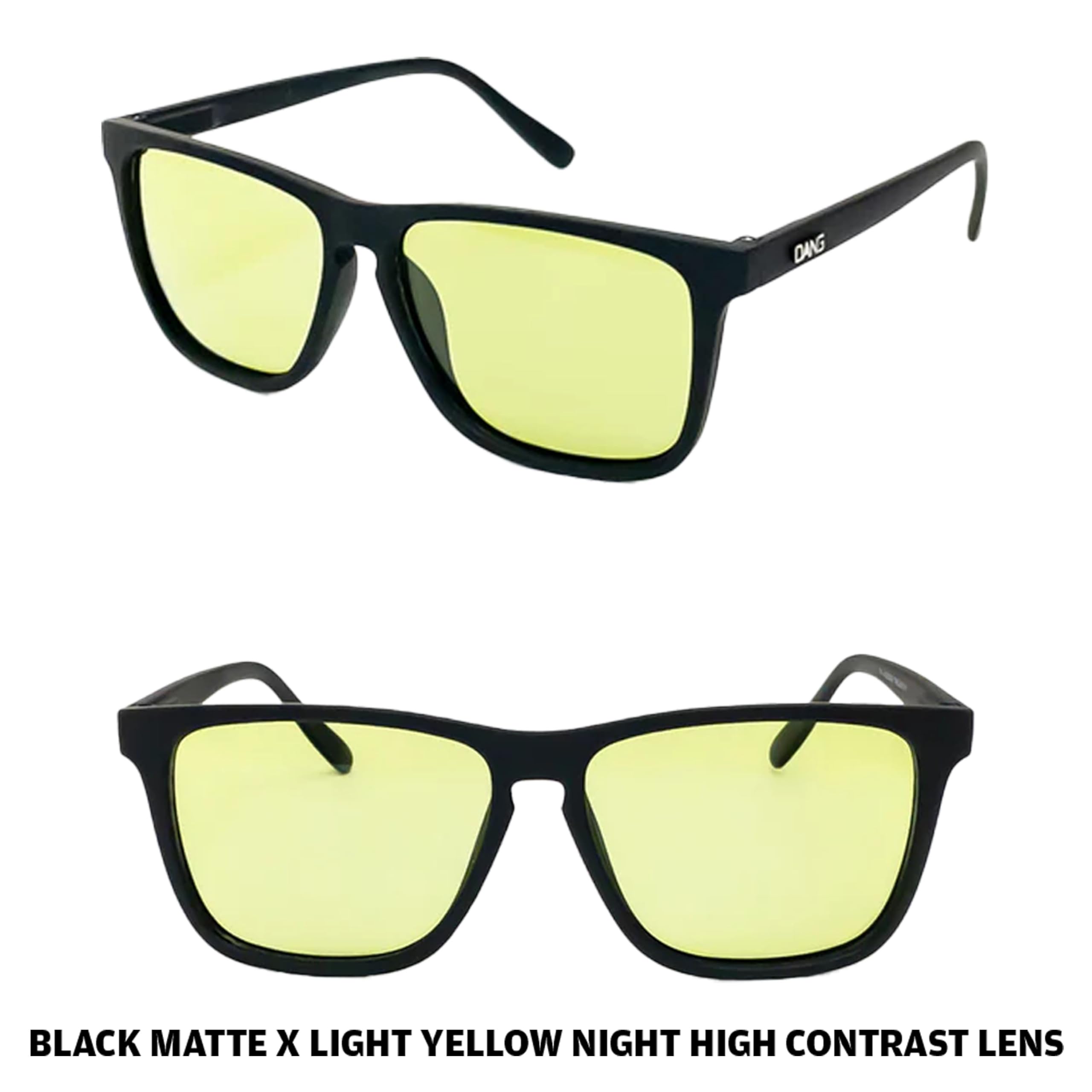 Amazon | DANG SHADE RECOIL BLACK MATTE X LIGHT YELLOW NIGHT HIGH
