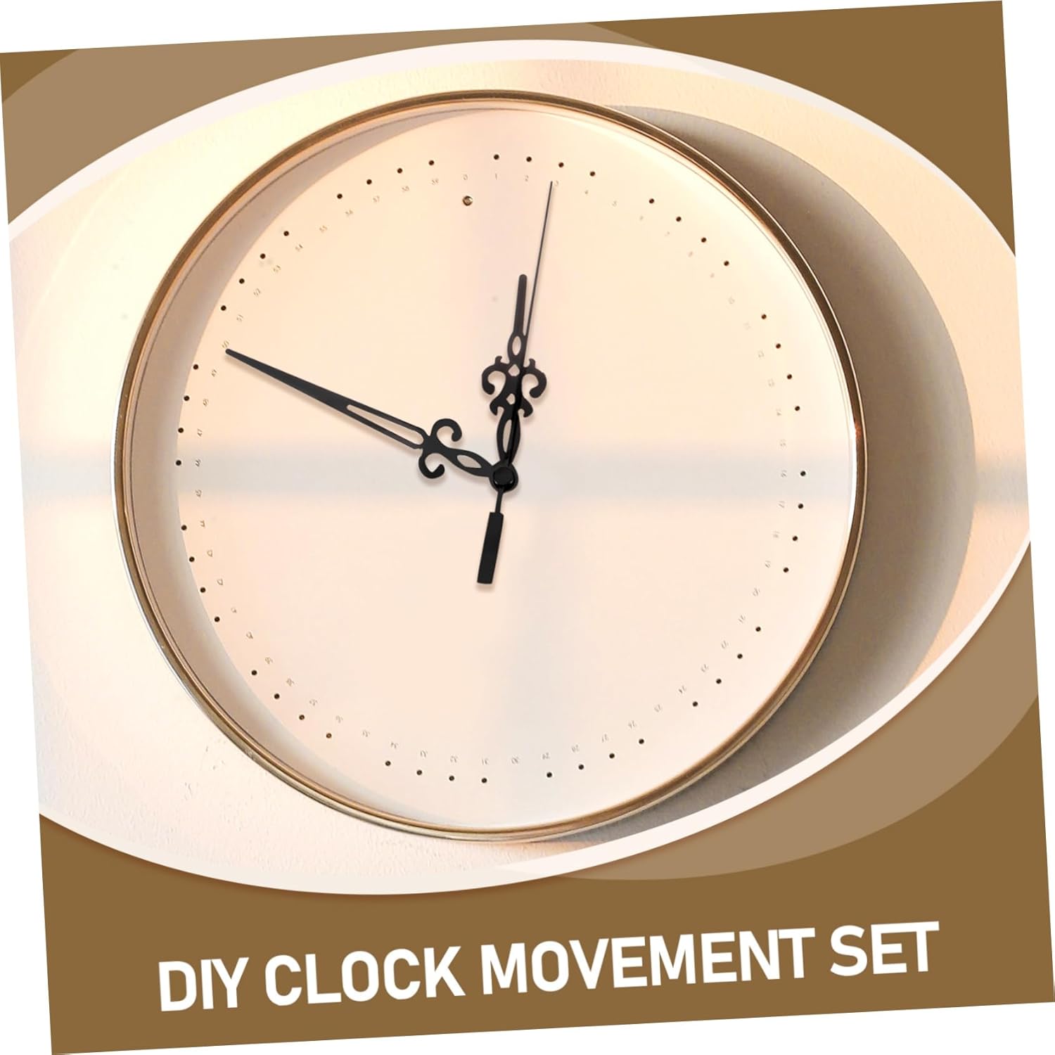 Lurrose 4sets Pendulum Clock Movement Kit Clock Hands Music Box Replacement Parts High Precision Pendulum Mechanism for Easy Repair and