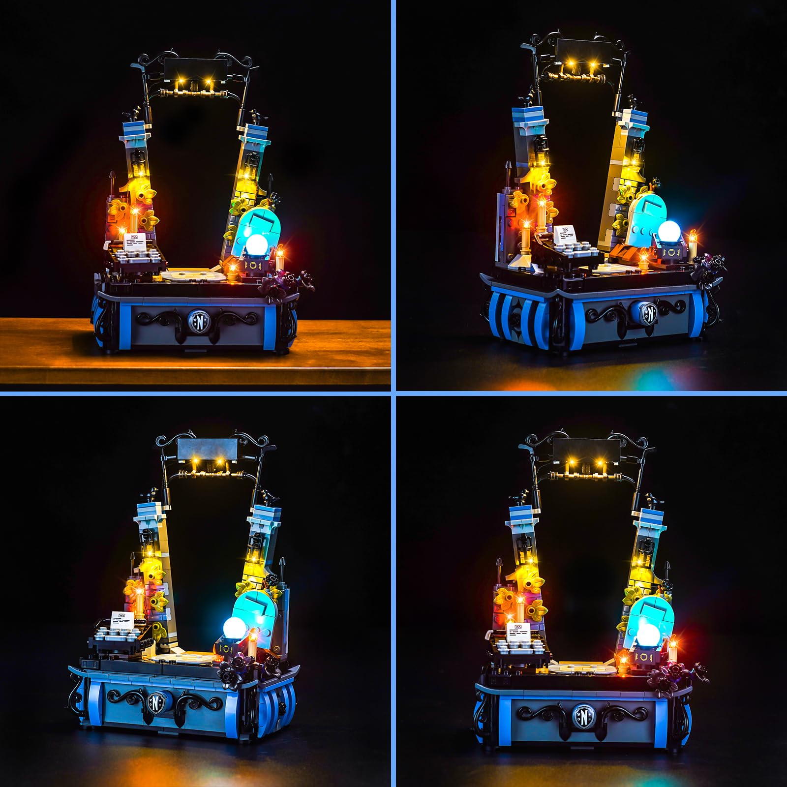 LocoLee Led Light Set Compatible with Lego Wednesday Addams Figure Led Decoration Lighting Kit Compatible with Lego 76780 Building Blocks Model,Only Lights Set,No Model - Image 3