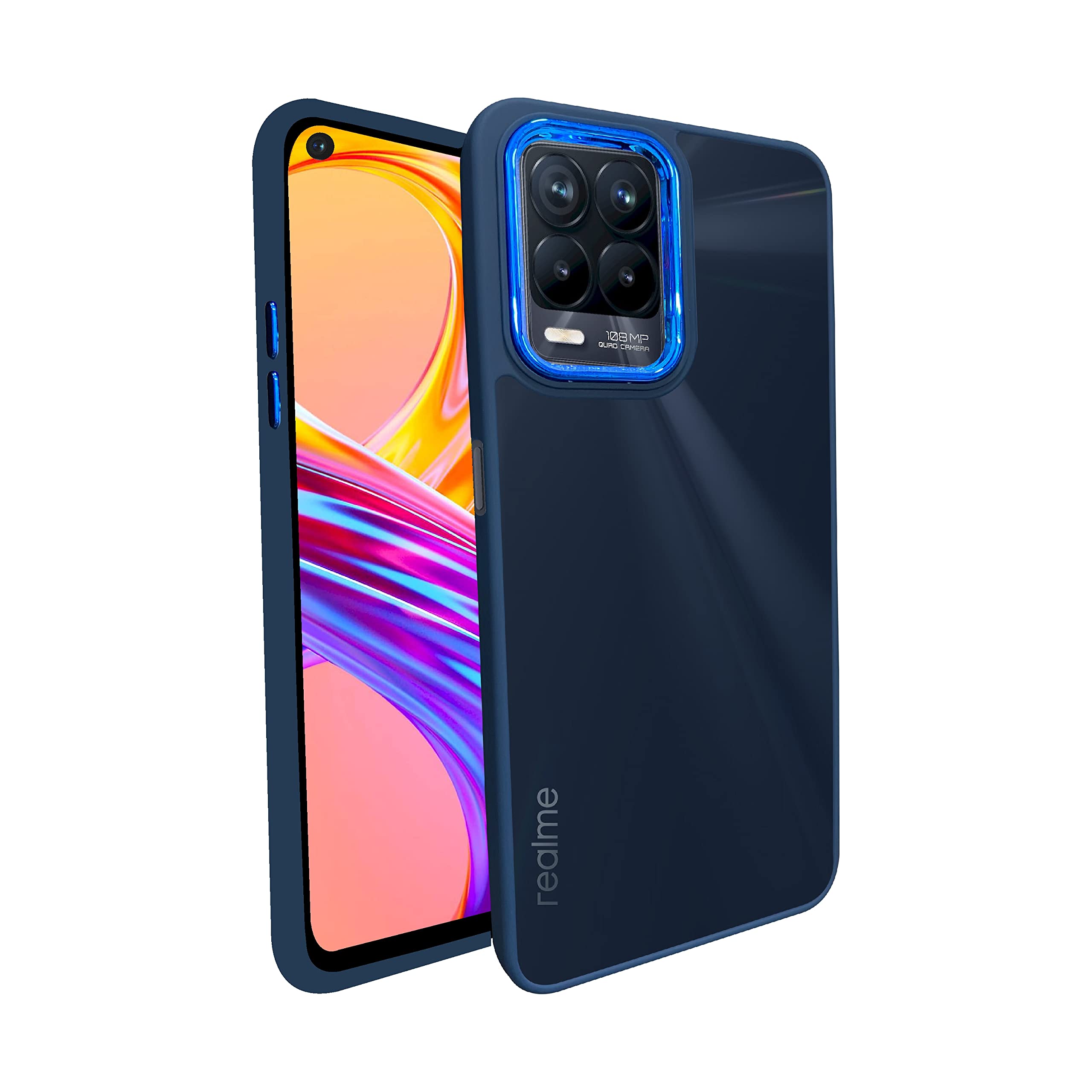 A rtistque Frosted Translucent Back Cover Case for Realme 8 5G / 8S 5G / Narzo 30 5G / Realme 9 5G | Electroplated Chrome Ring | Raised Camera Edges for Protection | Smooth Sides TPU - Purple (B0BX34S1G5) Amazon Price History, Amazon Price Tracker