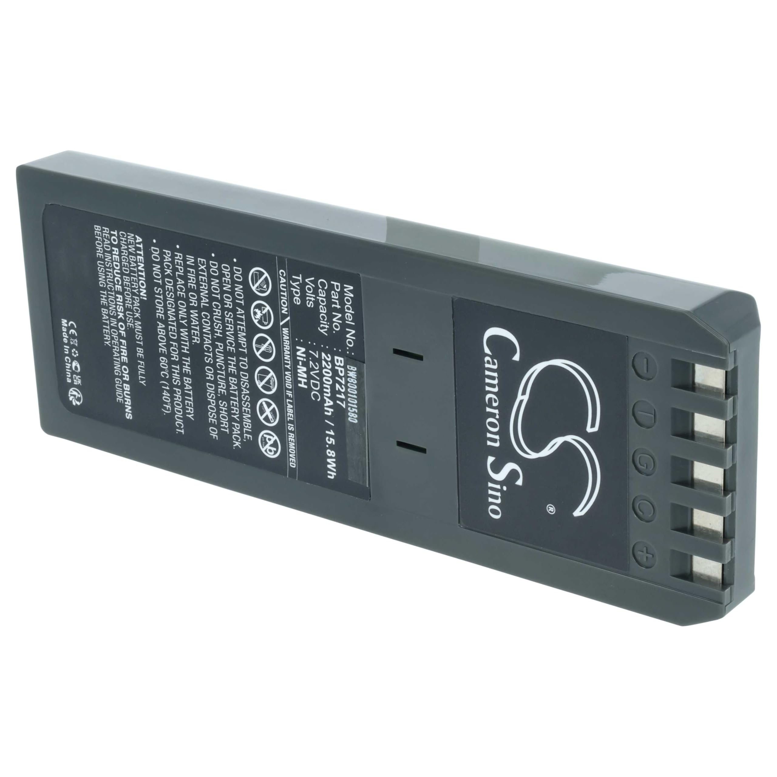 vhbw Akku Ersatz für Fluke BP7217 für Oszilloskop, Messgerät (2200 mAh, 7,2 V, NiMH)