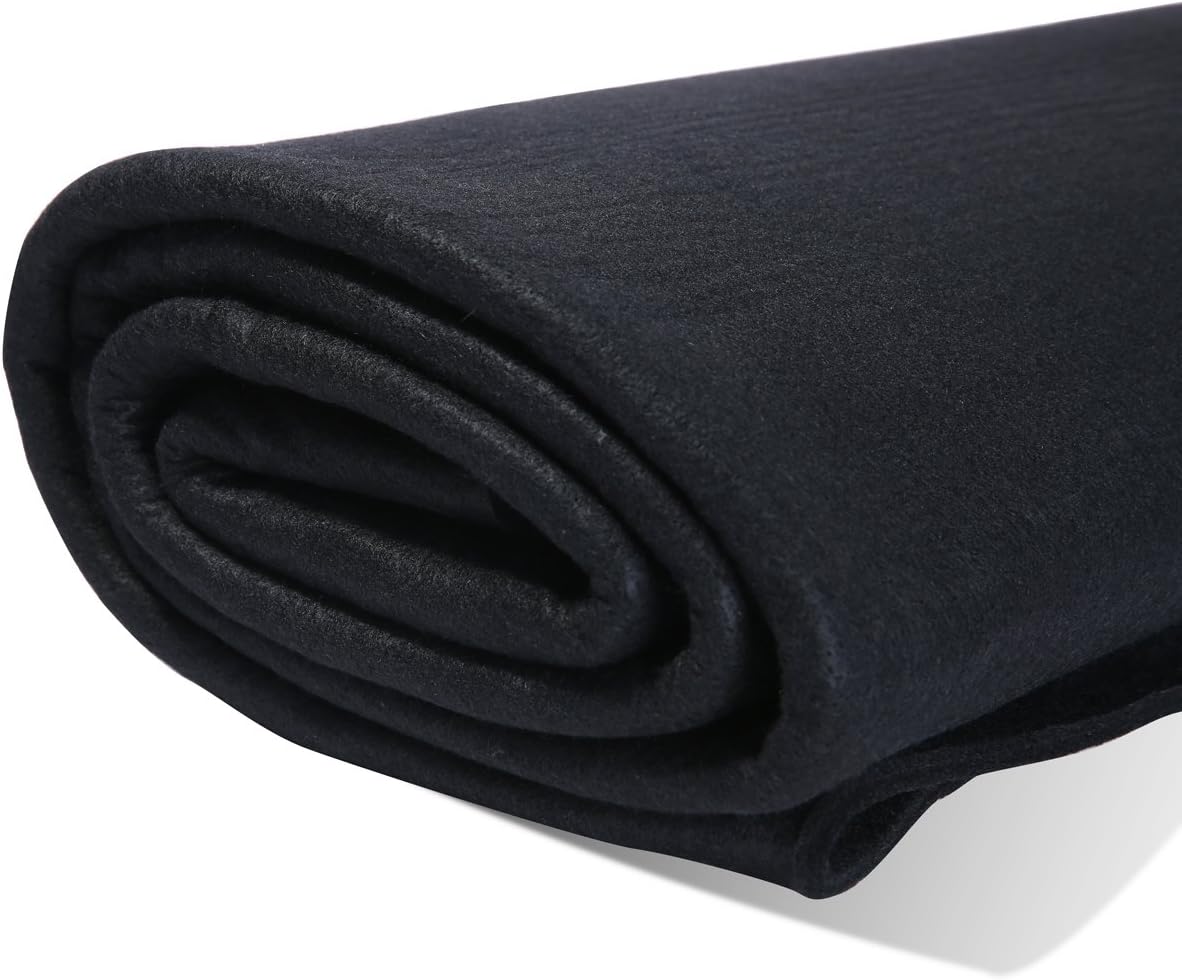 High Temp 36" X 36"(WL) 1/8" Carbon Fiber Welding Blanket Protect Work Area from Sparks & Splatte (36''X36''X1/8'')
