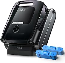 Beatbot AquaSense 2 Pro Pool Vacuum Robot with Clarifying Agent Kit-Unmatched 5-in-1 Cleaning, Skims Water Surface with Remote Navigation, Surface Parking, Clarifies Water, for Pools up to 3,875 Sq.ft