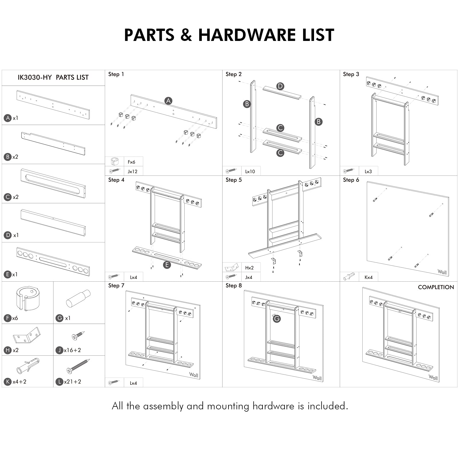 XCSOURCE Soporte para taco de billar montado en la pared, con estante de almacenamiento para 6 billares, billar y accesorios de billar, soporte para tacos de billar