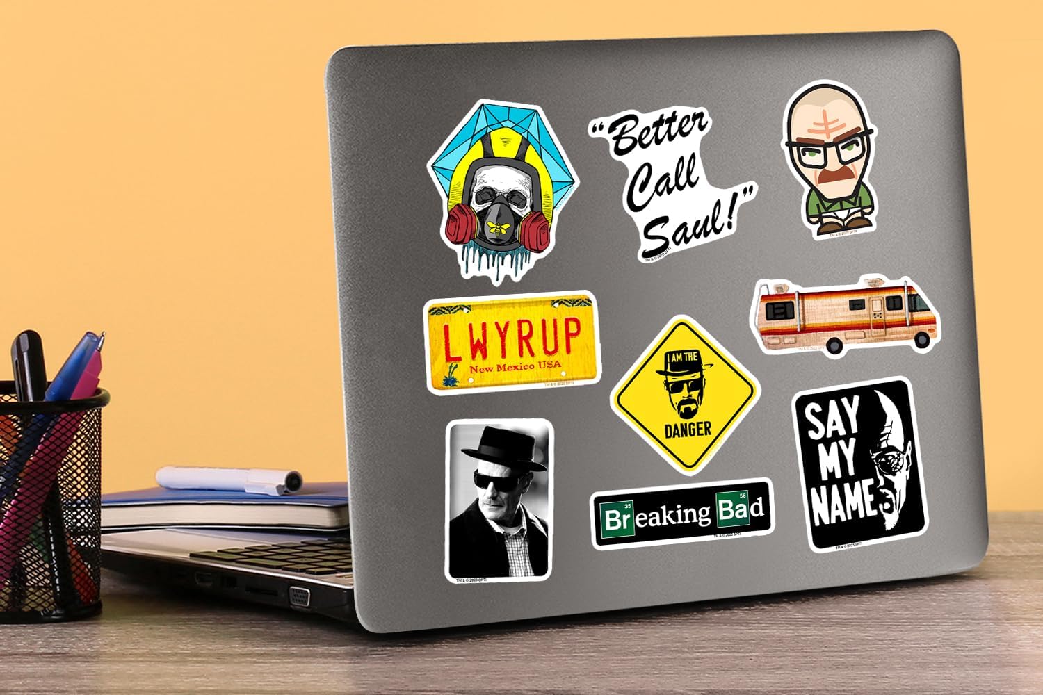 Breaking Bad Sticker Pack – 50 Large Vinyl Decals Inspired by The Iconic TV Series for Laptop, Water Bottle, Tablet, Scrapbooking & Skateboard - Image 5
