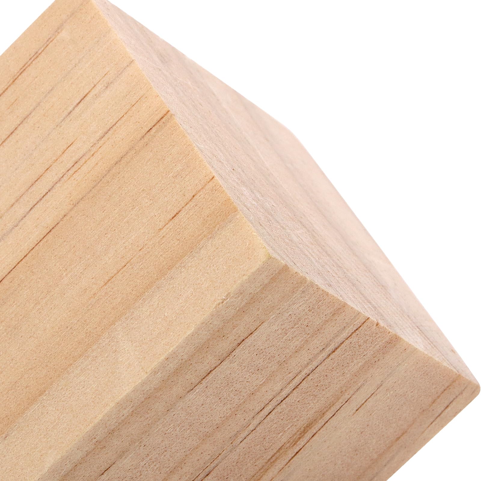 TAICHEUT 40pcs 5 x 5 x 5cm Wooden Cubes, 2 Inch Square Wood Blocks, Natural Basswood Cubes, Unfinished Square Wood Blocks for DIY Craft - Image 3