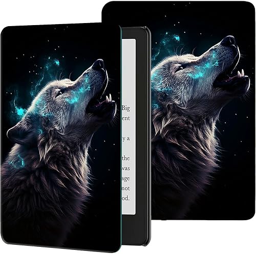 Vista 31 de Funda para Kindle Paperwhite de 7" (12ª generación, 2024) y Kindle Colorsoft Signature Edition, delgada, ligera, de piel sintética, ajustable, Smart