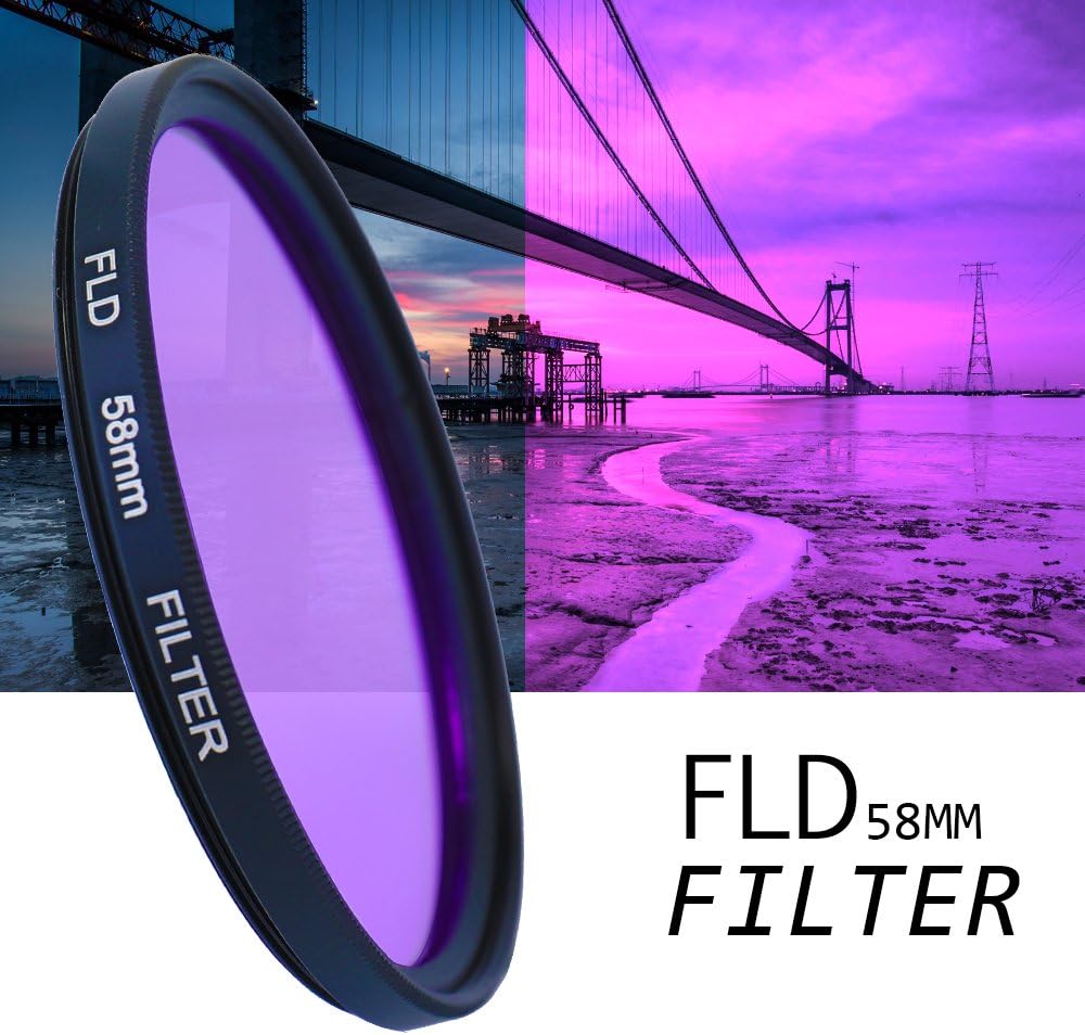 Andoer Professional Camera CPL FLD Lens Filters Kit and Altura Photo Neutral Density Filter Set Photography Accessories 58mm