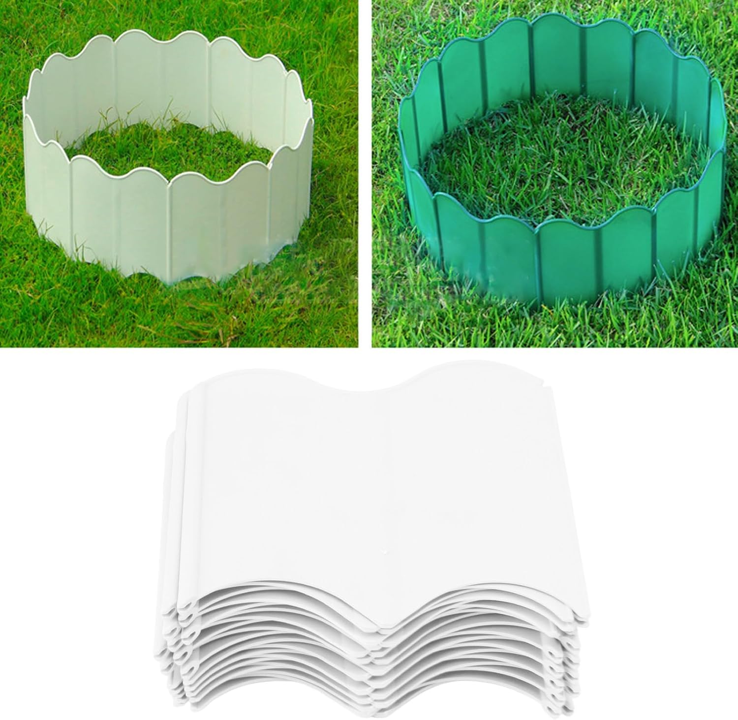 Interlocking Landscaping Edging Kit, 20PCS Garden