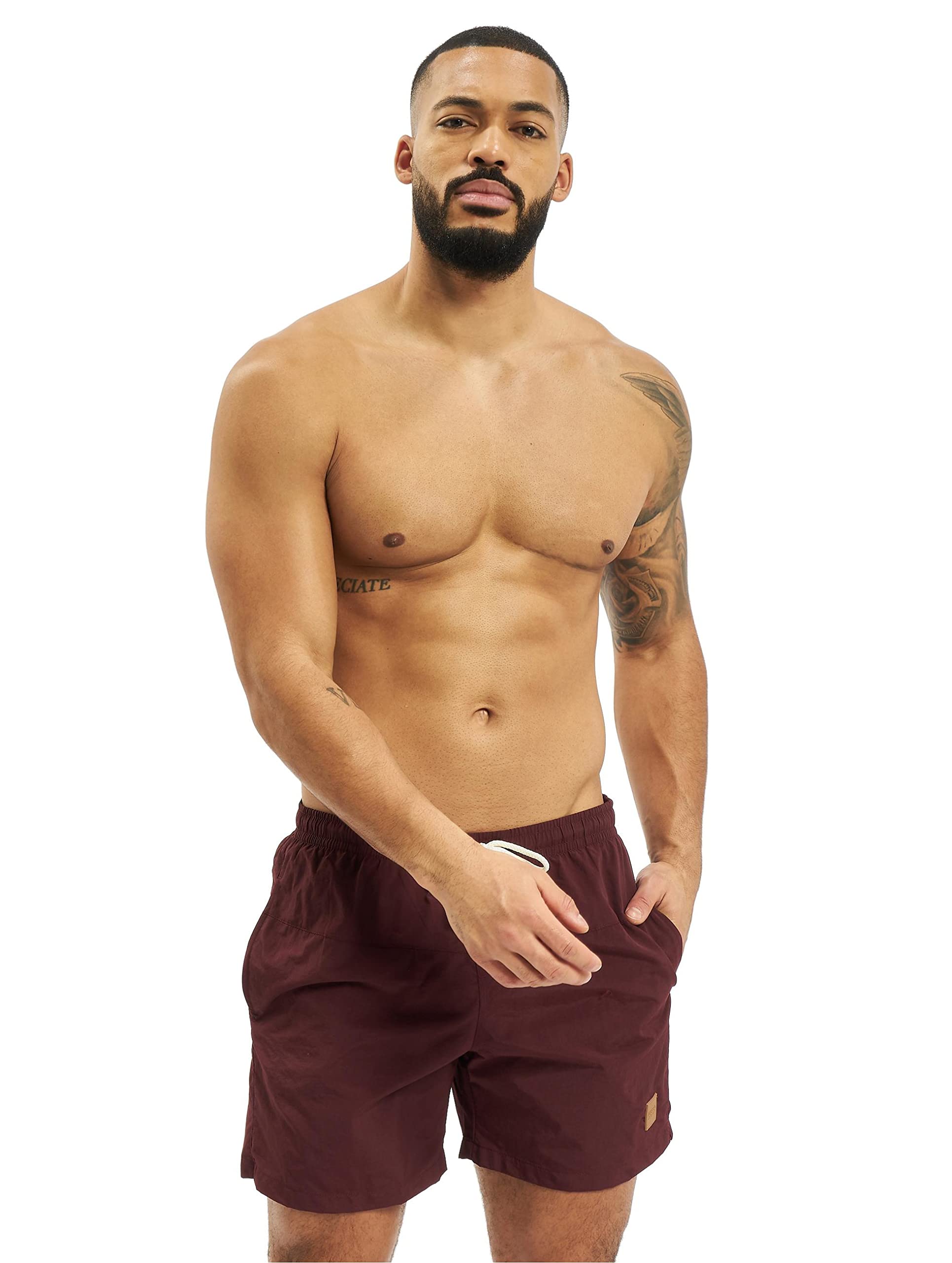 Urban Classics Bañador para Hombre Estilo Moderno, Bermudas Cortos, Shorts de Baño para Natación de Secado Rápido adapto para las Vacaciones, Tallas XS-5XL