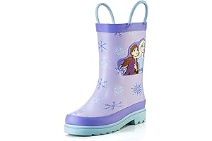 Disney's Frozen Anna & Elsa Printed Waterproof Rain Boots