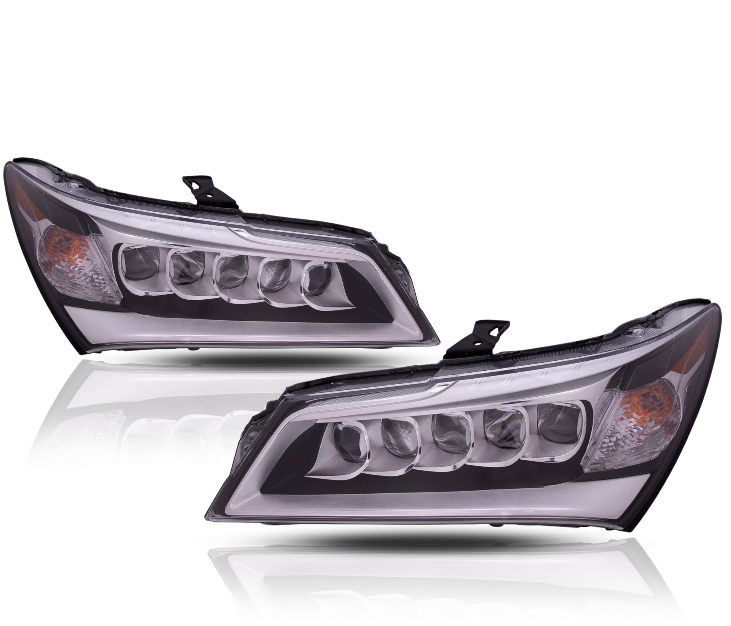 Amazon.com: ALLIGATOR AUTO LIGHTS Conjunto de faros delanteros de