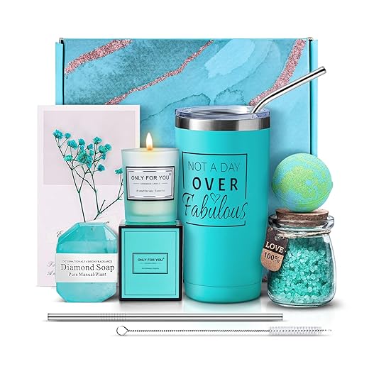 TOAOB Gifts for Women Birthday Christmas Friendship 2023, Unique Relaxing Spa Gifts Basket Set Idea for Thanksgiving, Mother's Day, Anniversary, Self Care Gifts for Women, Best Friend, Wife, Mom