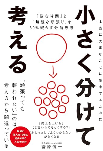 小さく分けて考える 「悩む時間」と「無駄な頑張り」を80%減らす分解思考