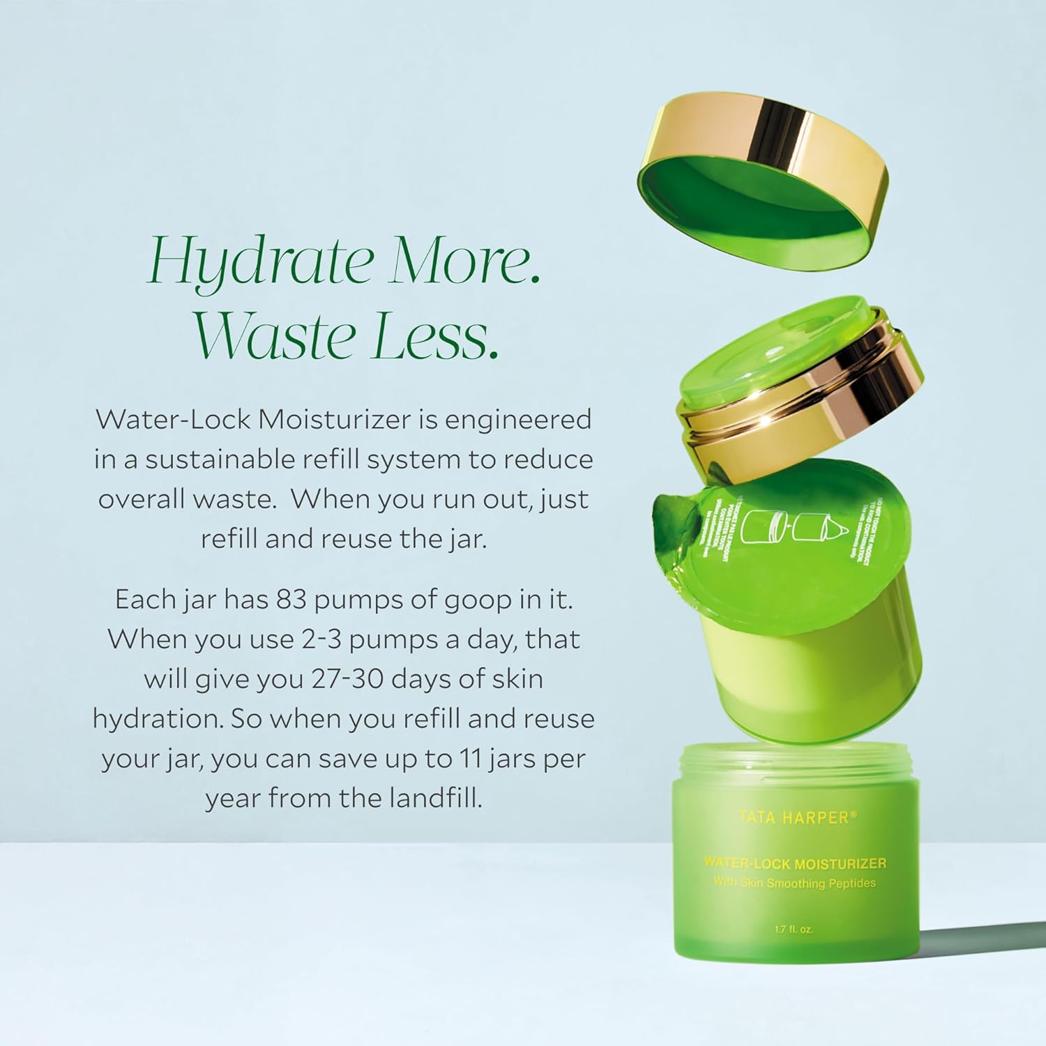 Tata Harper Water-Lock Moisturizer, Lightweight, Silicone-Free Hydrator, 100% Natural, Made Fresh in Vermont - Image 9