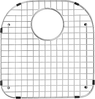 Serene Valley NDG1516R Sink Grid 15-1/8 x 15-15/16 Rear Drain Stainless Steel Protector, 2-3/8 Bottom 5-7/8 Top Radius