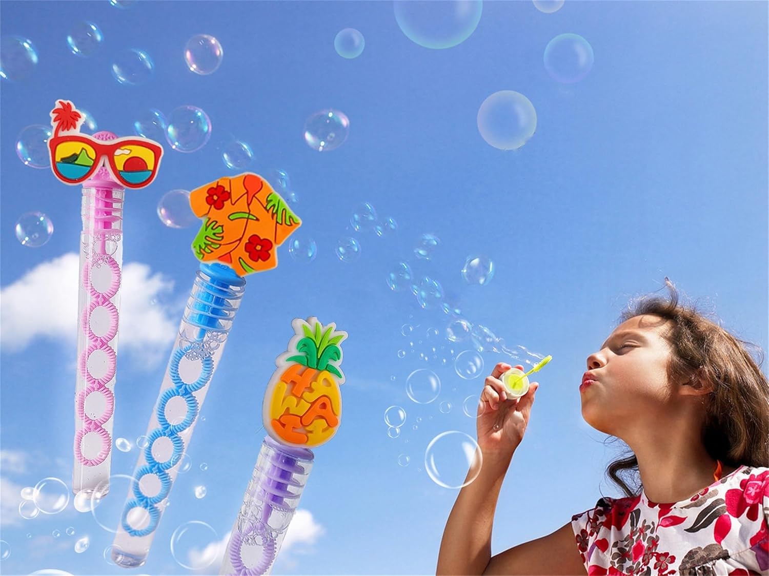 24 Packs Bulk Mini Summer Holiday Bubble Wands Summer Graduation Party Favors,Summer Party Supply image 4 of 6 B0FBVX47LX