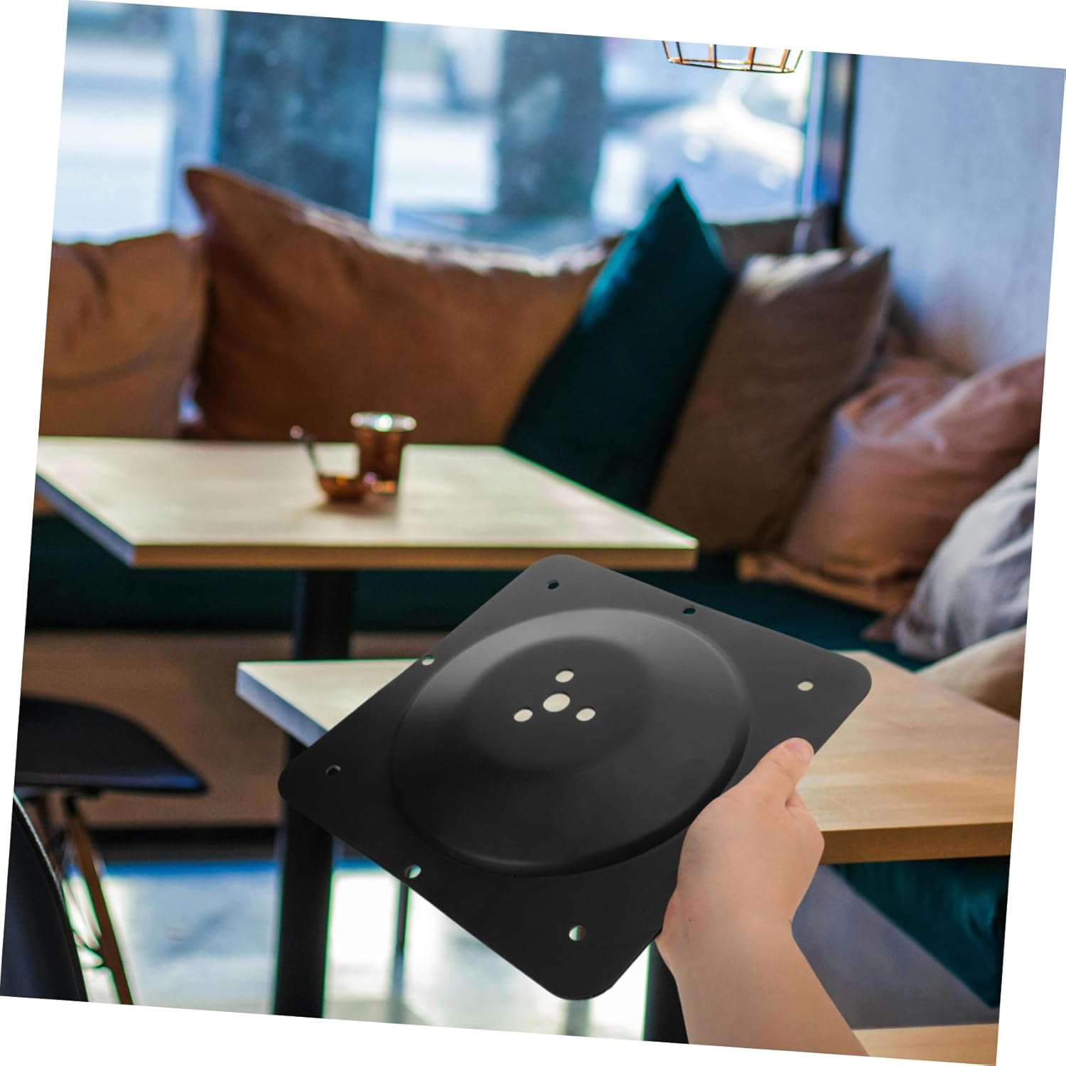 Leg Mounting Plates for Sofa Cast Table Leg Rest 5-Hole Mounting Plate Sturdy