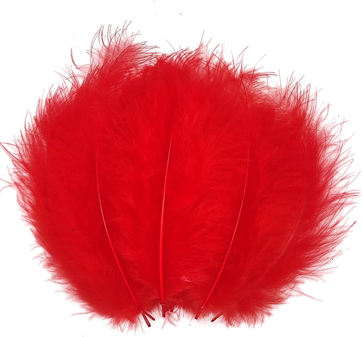 Turkey Marabou Feathers for Crafts Dreamcatcher Wedding Home Party Decorations Fluffy Bulk Colored Feathers
