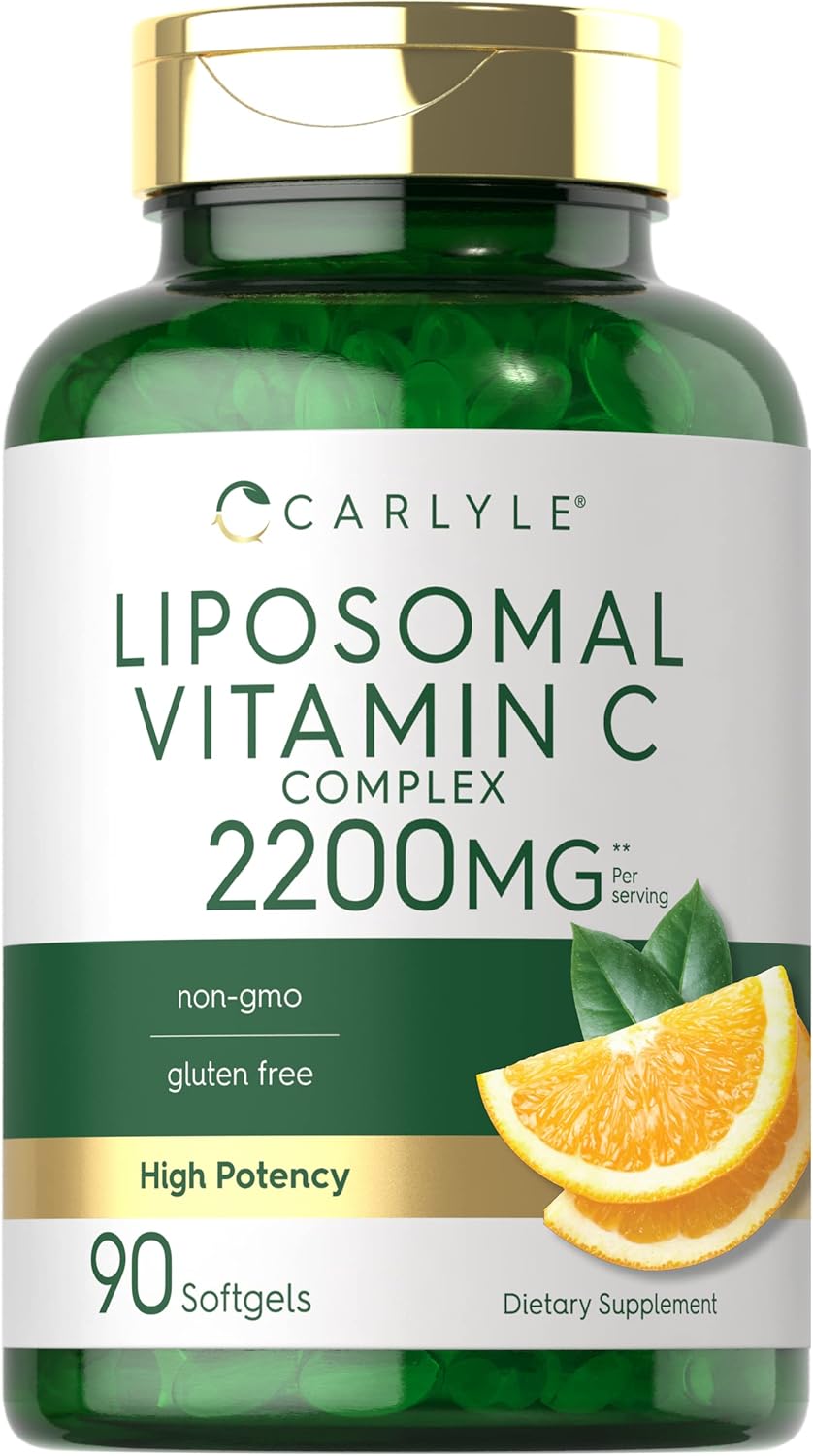 Carlyle Liposomal Vitamin C 2200mg 90 Softgels High