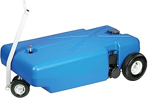 Barker 4-Wheeler Tote Tank Portable RV Waste Tank Storage
