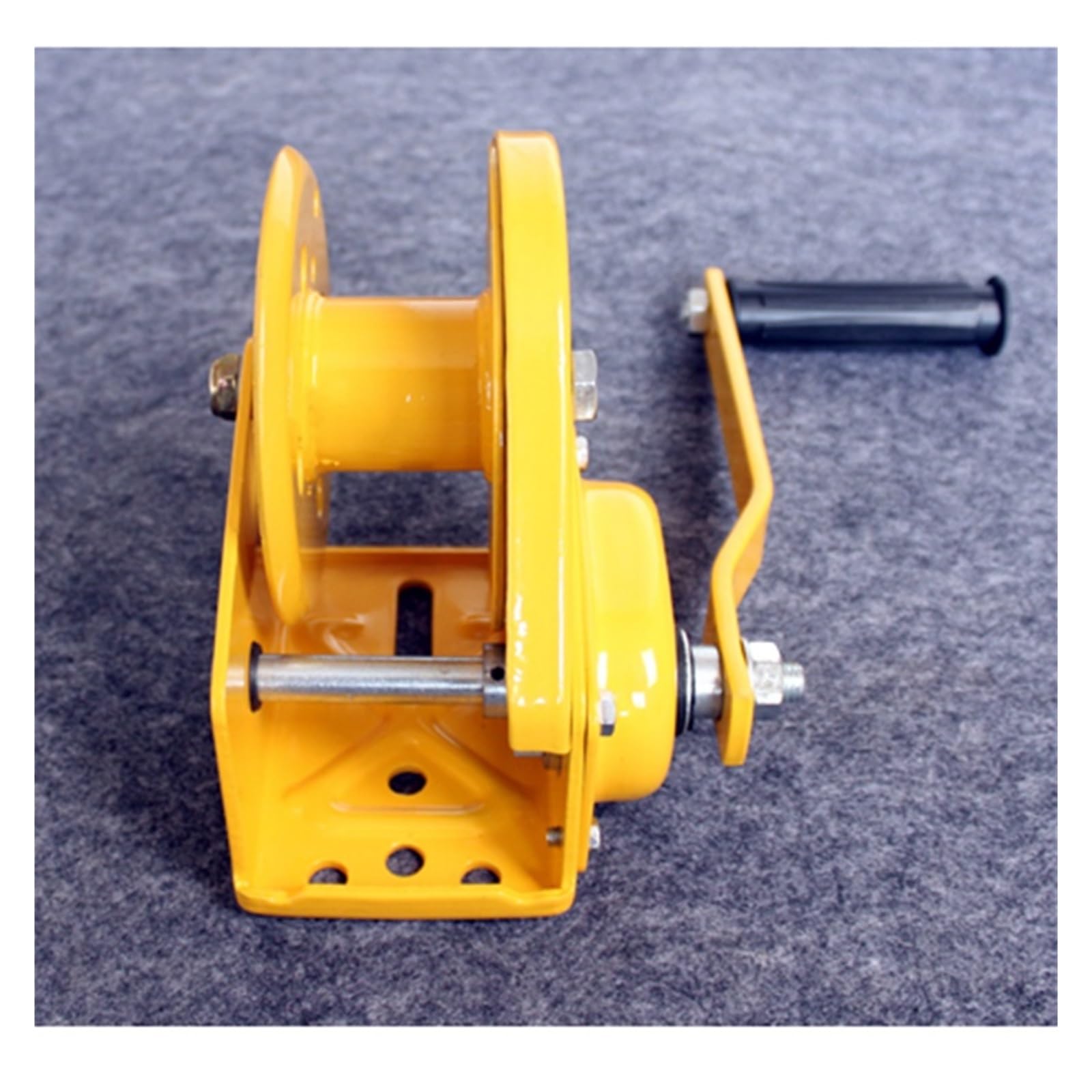 1200lb manovella bidirezionale autobloccante manuale verricello domestico piccolo paranco portatile con freno Aumentare la Sicurezza