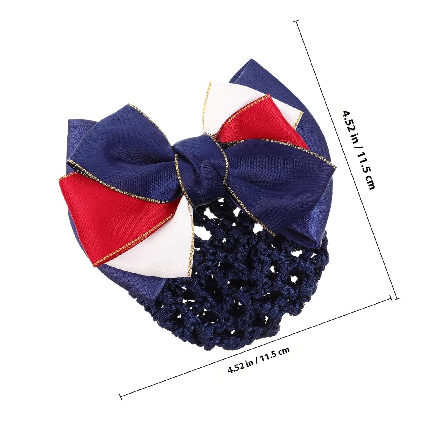 Women Hair Bun Net Clip Mesh Hairnet Barrette for Work and Flight