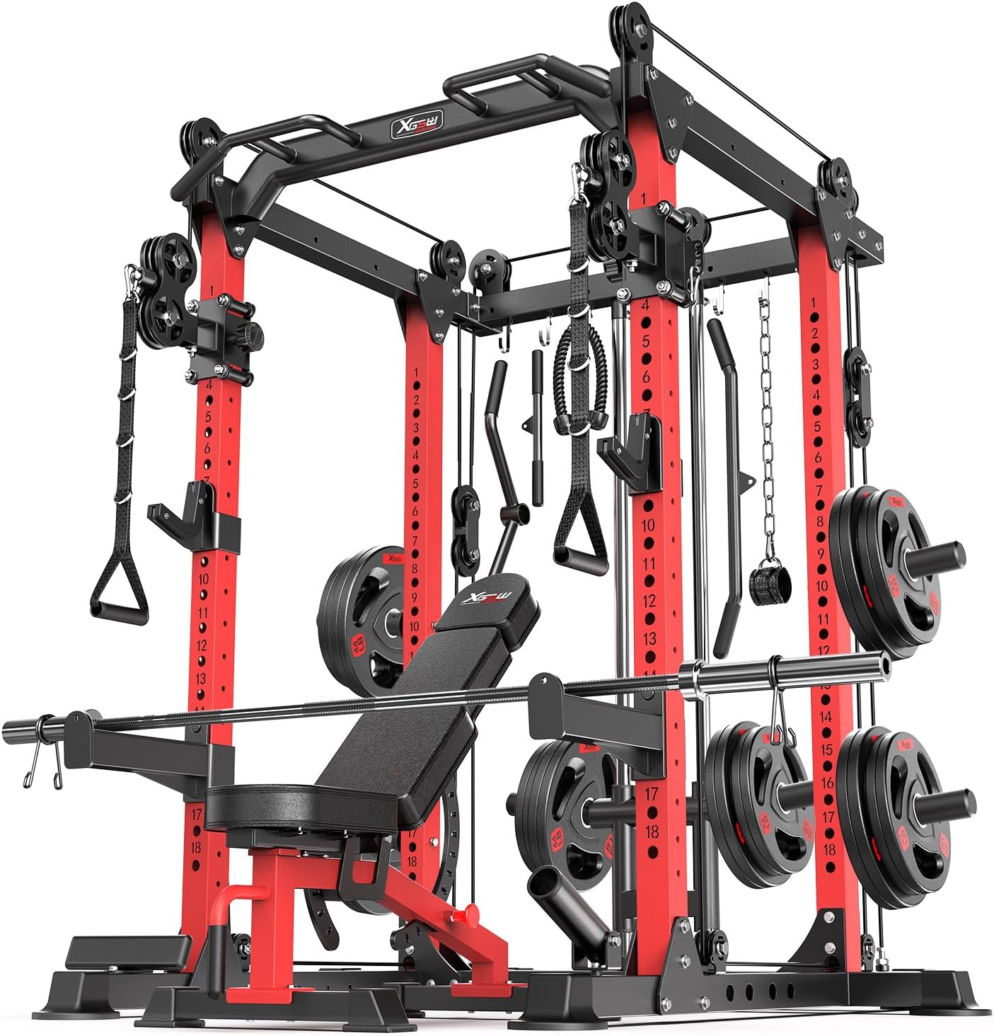 Power Rack Power Cages Multi-Function Squat Rack Barbados | Ubuy