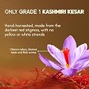 Rasayanam Pure Kashmiri Mongra Saffron/Kesar/Kumkuma Puvvu/Keshar Tested Grade A As Per Iso 3632 From The Finest Farmland Of Pampore, J&K 1 gram each (Pack of 5) gallery image