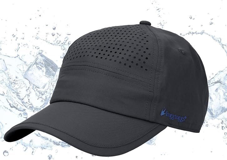FROGG TOGGS Chilly Pro Cooling Hat, Instant Cooling and Sun Protection | Breathable lightweight material, adjustable fit, UV sun protection
