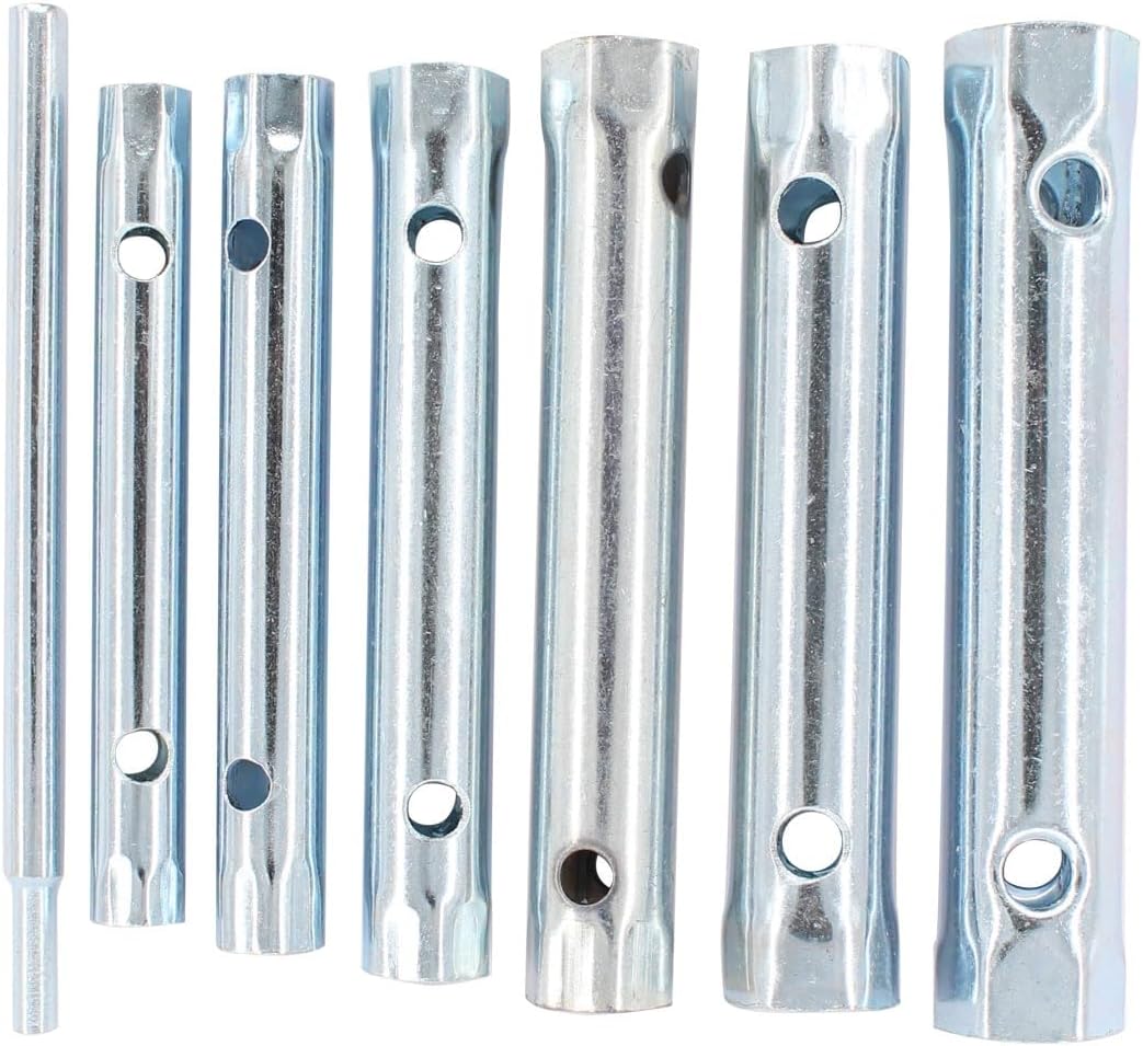 ApplianPar Dual-Ended Wrench Socket Plumber Back Nut Tap Spark Plug Spanner Set Extended Spark Plug Wrench