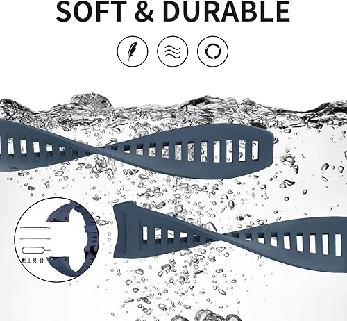 Miniatura 10 de BaayCerrie for Garmin Instinct Watch Bands Replacement, Soft Silicone Strap Compatible with Garmin Instinct 2 SolarTactical