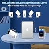 Mini Projector for Bedroome WiFi 6 BT 5.4 1080P Support Smart Projector Compatible with Laptop PC Smartphone Auto Keystone 180° Rotatable