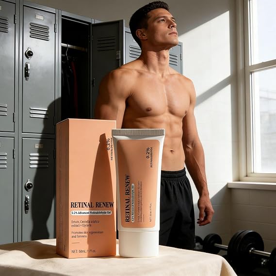 Advanced Retinal Gel, Retinaldehyde Cream Serum, Lightweight Hydrating Moisturiser, Smooths Skin Feeling, Instant Face Lift Cream, Reduces Wrinkles Repairs Damage Strengthens Resilient (2)
