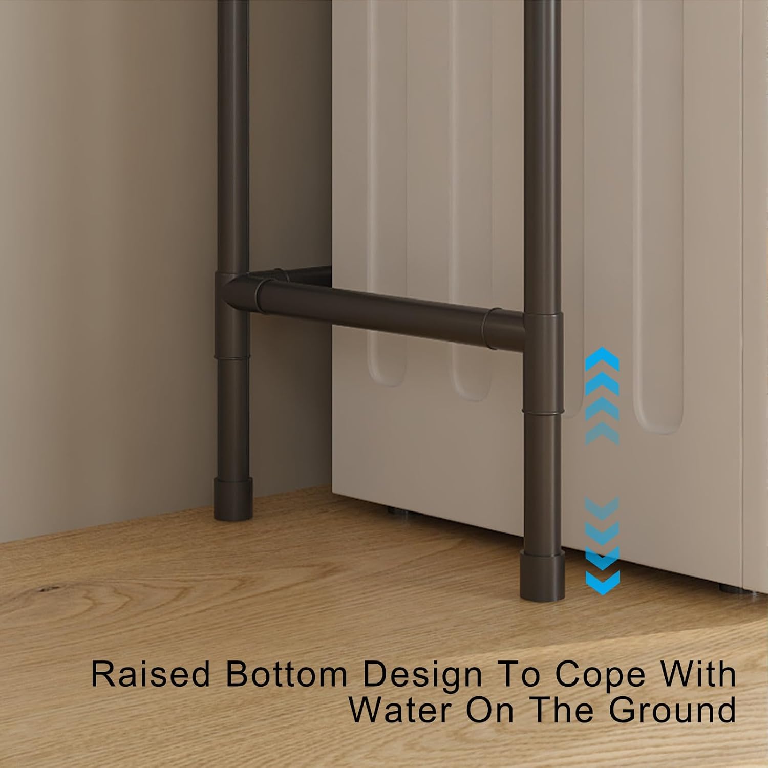 3-Tier Over-The-Toilet Storage Shelf - Sturdy Stainless Steel Bathroom Organizer for Toiletries, Towels & Essentials - Space-Saving Design