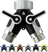Vista 11 de DBR Tech® Divisor de Manguera de 2 Vías, Conector Metálico Resistente, Divisor de Manguera de Jardín de Dos Vías, Adaptador de Bib de Grifo de Flujo
