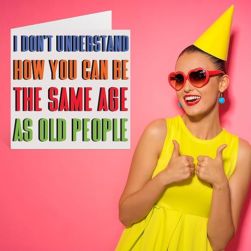 Miniatura 7 de Divertidas tarjetas de cumpleaños para mujeres y hombres – Tarjeta de feliz cumpleaños para mamá, papá, papá, pops, hermano, hermana, novia, novio,