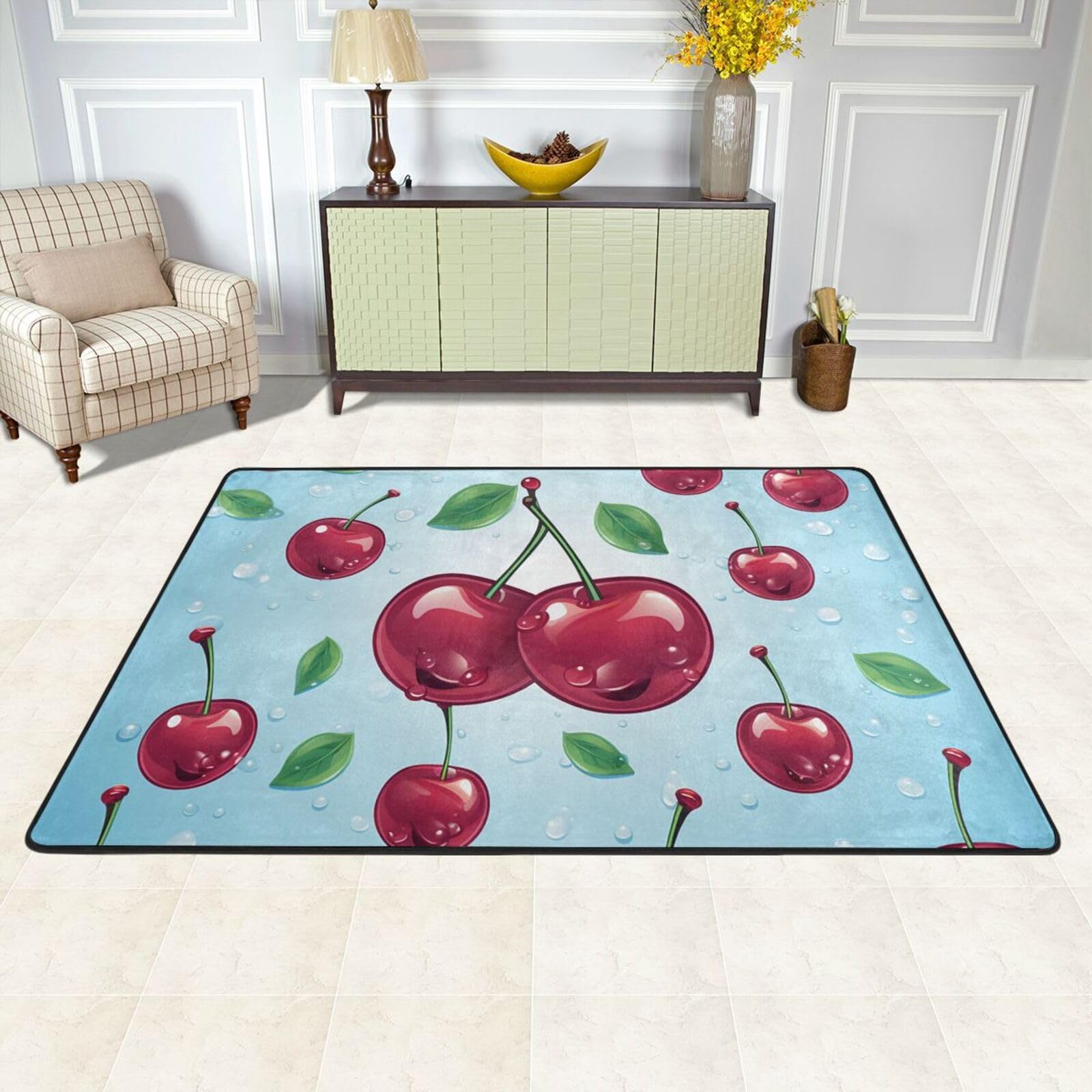 Tapis de sol absorbant et lavable grand format pour la maison