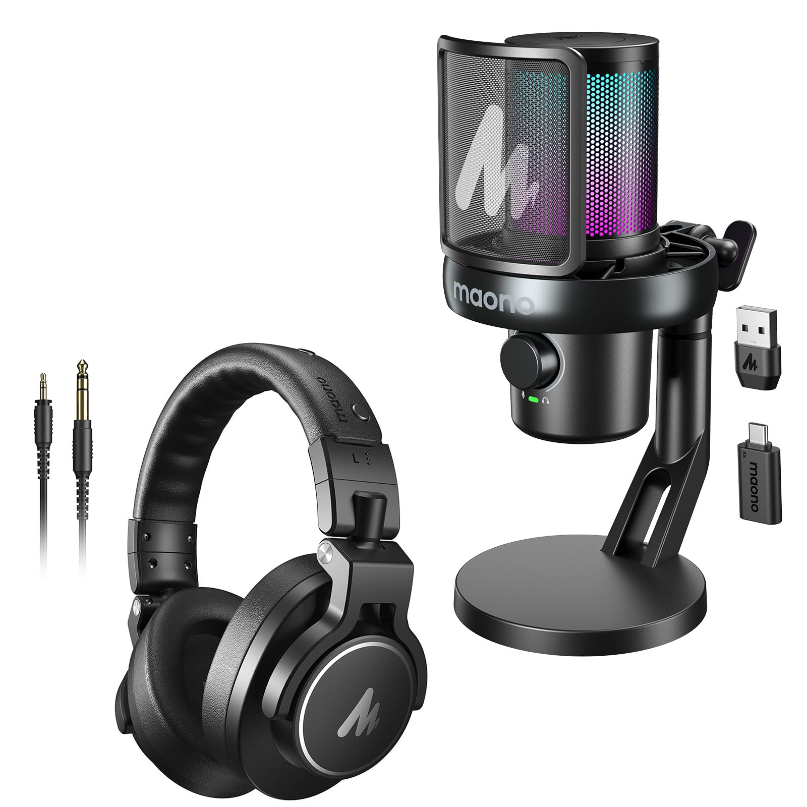 Amazon.com: MAONO Wireless AI Microphone DM40 + Professional