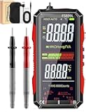 Digital Multimeter, 2025 Upgraded FS899L Multimeter, USB Rechargeable Digital Multimeter, Measures Voltage Automatic Digital Display Multimeter Tester for Home and Industrial Electrical Issues (Red)
