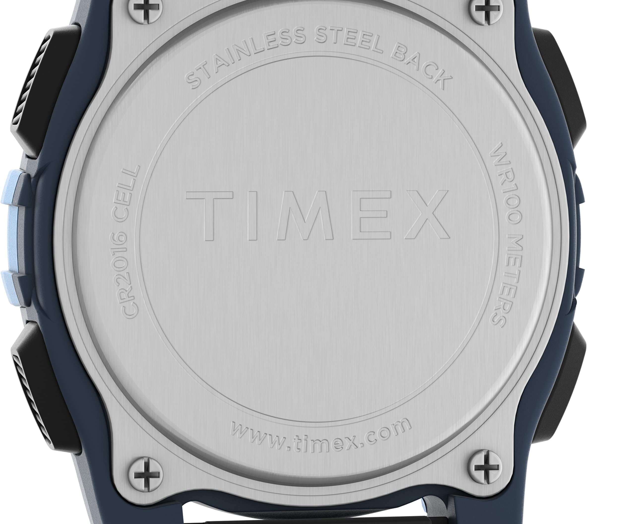 Timex Reloj Unisex Expedition Cat de tamaño Mediano de 33 mm, Correa Negra, Esfera Digital, Caja Azul, Negro, Negro