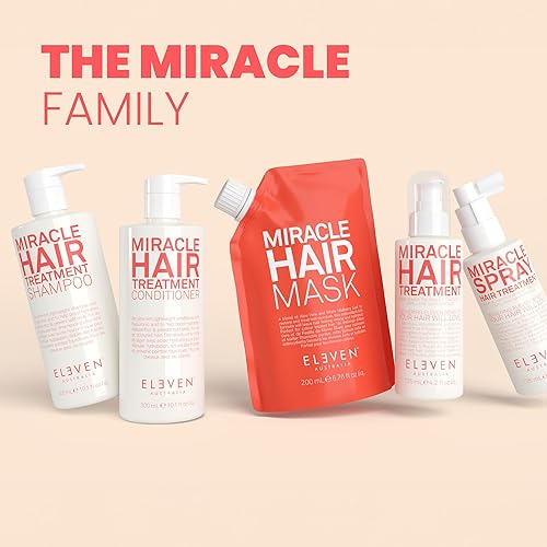 Miniatura 7 de ELEVEN AUSTRALIA Miracle Hair Mask for Dry Damaged Hair - Deep Conditioning Treatment for Men & Women, Restores Moisture & Helps Damage, Hydrating &