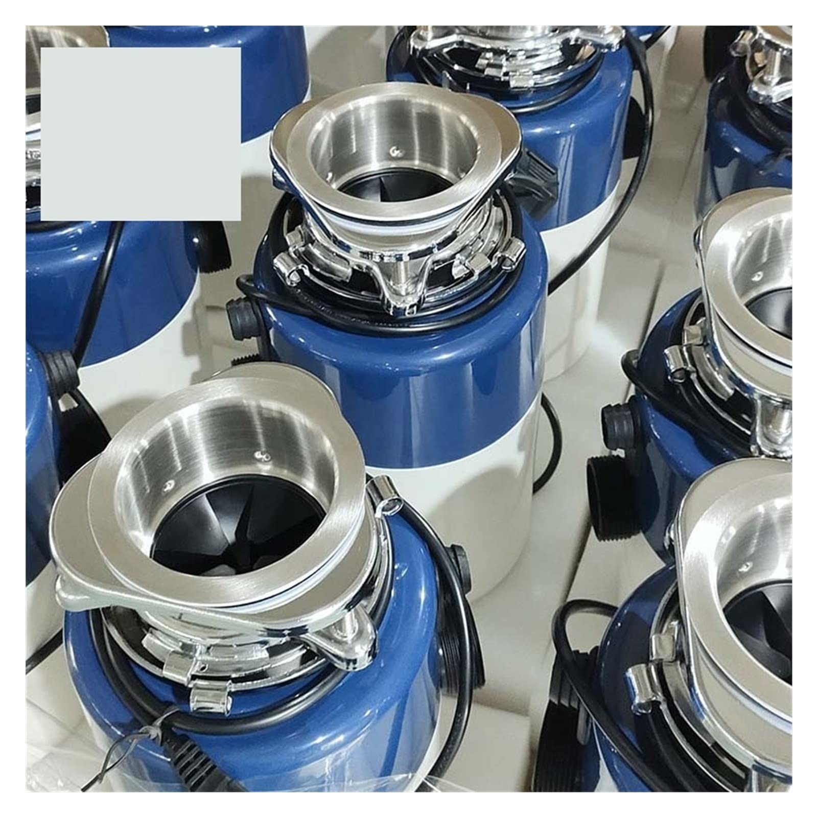 Tritarifiuti, Raccoglitore di Cibo, 560 W, tritarifiuti Domestici con Interruttore ad Aria, frantoio da Cucina da 1000 ml, macinacaffè in Acciaio Inossidabile