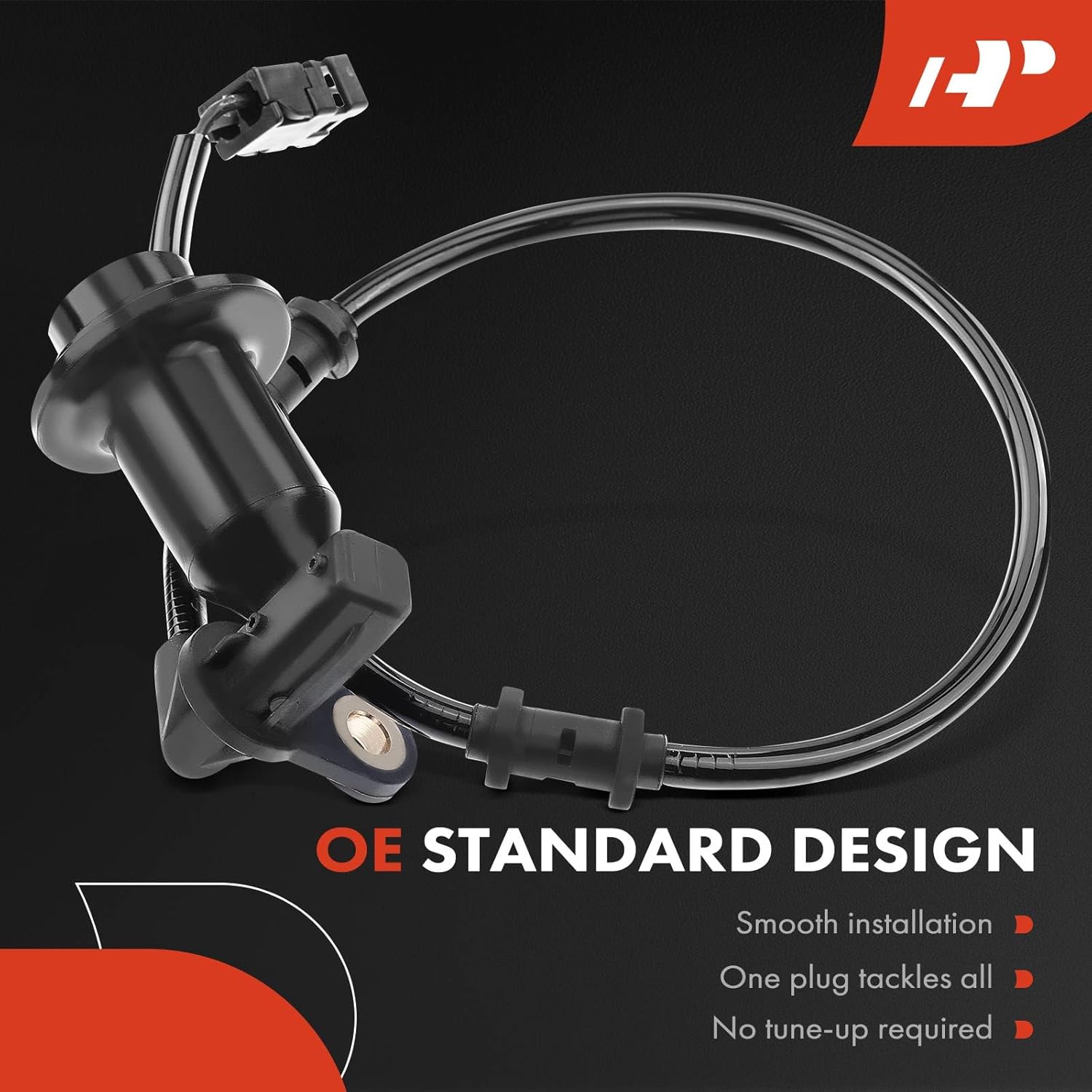 A-Premium Rear Right ABS Wheel Speed Sensor - Compatible with Mercedes-Benz Models - R170 SLK200 2003-2004, SLK230/SLK320 2001-2004, SLK32 AMG 2002-2004 - Rear Passenger Side, Replaces 1705401317
