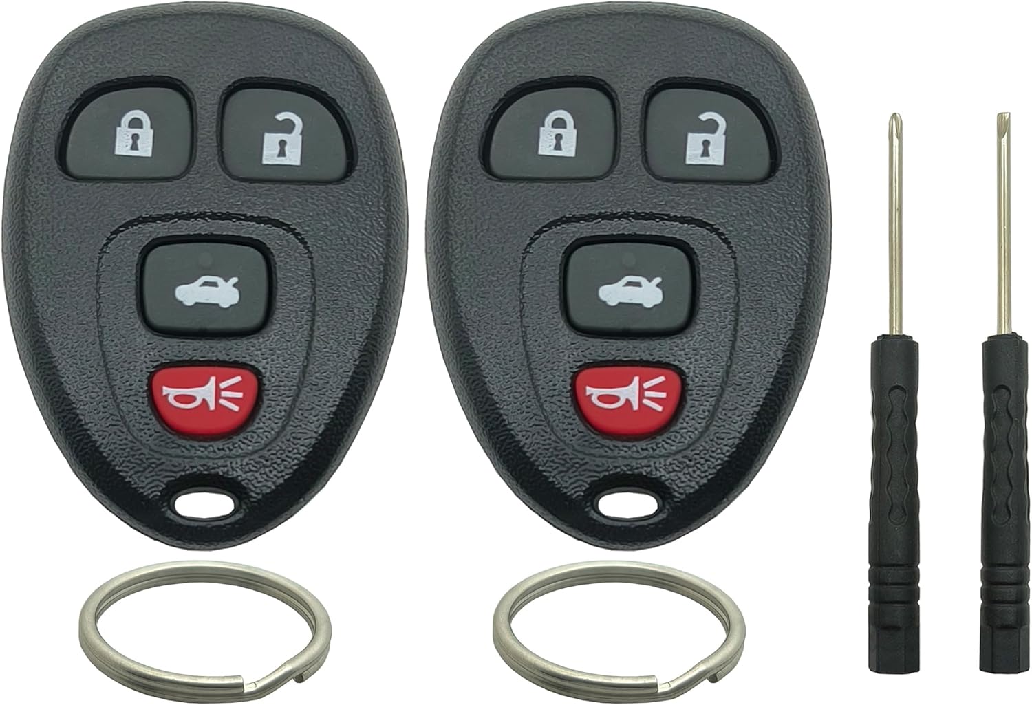 Key Fob Shell Case Replacement Fits for 2007-2014 Chevy Suburban Tahoe 09-17 Traverse 07-14 GMC Yukon 08-17 Acadia Buick Enclave 07-13 Escalade Keyless Entry Car Remote Cover (4 Buttons A) - Amazon product rated Grade C