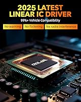 Vista 7 de OXILAM M5S H7 LED Bulb 40000LM 900% Brightness, 6500K Cool White Light, 1:1 Size No Adapter Required, Plug and Play Fog Light Halogen Replacement